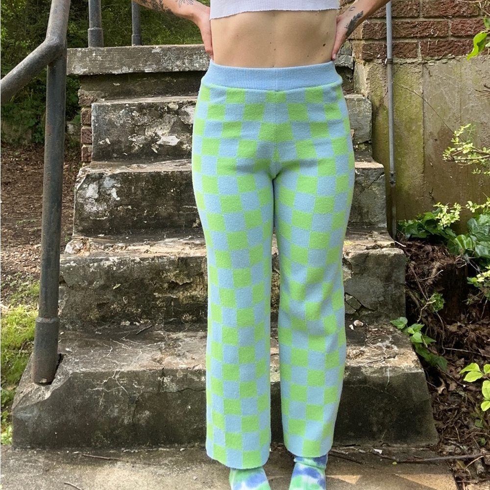 Checkered lounge pants